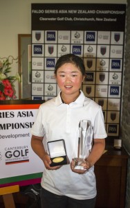 Action from the Faldo Series Asia - New Zealand Championship held at Clearwater Resort, Christchurch. January 19, 2016. Photo Kevin Clarke ©www.cmgsport.co.nz